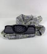 used Summer Infant 2-In-1 Car Seat Carry & Cover, grey and green