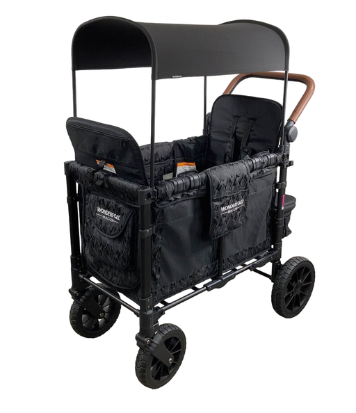 used Wonderfold W2 Luxe Multifunctional Double Stroller Wagon, 2022, Elite Black Camo