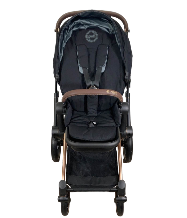 secondhand Cybex PRIAM Stroller, Deep Black, Rosegold, 2022