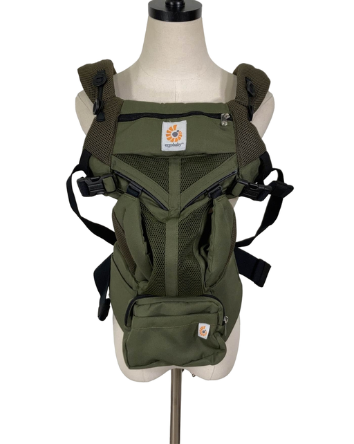 secondhand Ergobaby Omni 360 Cotton Baby Carrier, Khaki Green