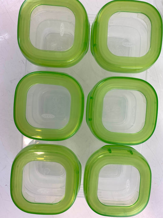 secondhand OXO Tot 2oz Baby Blocks Freezer Storage