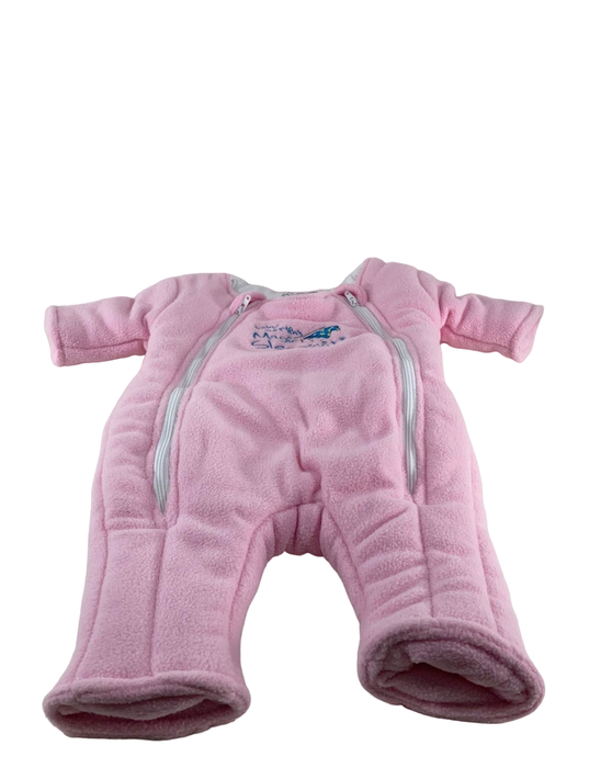 used Baby Merlin's Magic Sleepsuit, Small 3-6 Months, Fleece, Pink