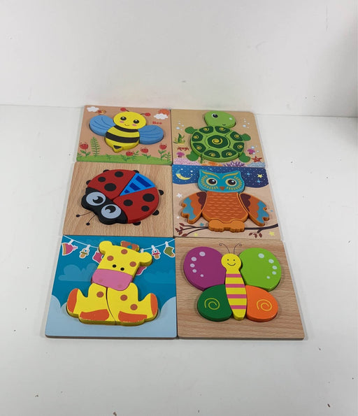 used INNOCHEER Wooden Animal Jigsaw Puzzles