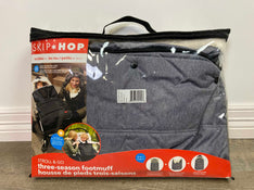 used Skip Hop Stroll And Go Three-Season Footmuff For Toddler, In heather grey