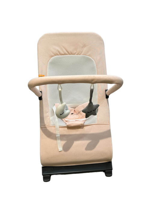 used Baby Delight Go With Me Alpine Deluxe Portable Bouncer, Peony Pink