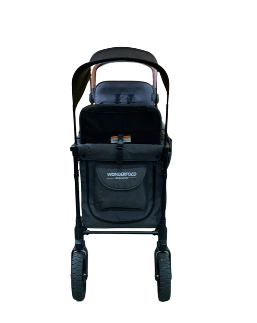 secondhand Wonderfold W2 Luxe Multifunctional Double Stroller Wagon, 2023, Charcoal Gray