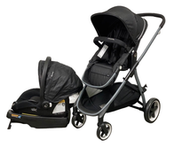 used Evenflo Gold Shyft Travel System Stroller With Securemax Infant Car Seat, 2023, Onyx Black