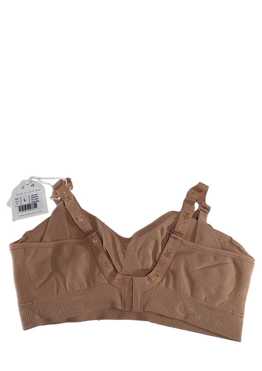 secondhand Cake Maternity Rock Candy Maternity and Nursing Bra, L, Mocha