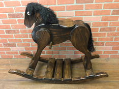 used Handcrafted Amish Style Rocking Horse