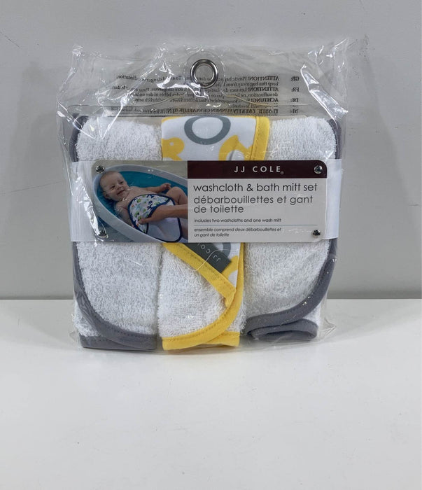 used JJ Cole Washcloth And Bath Mitt Set