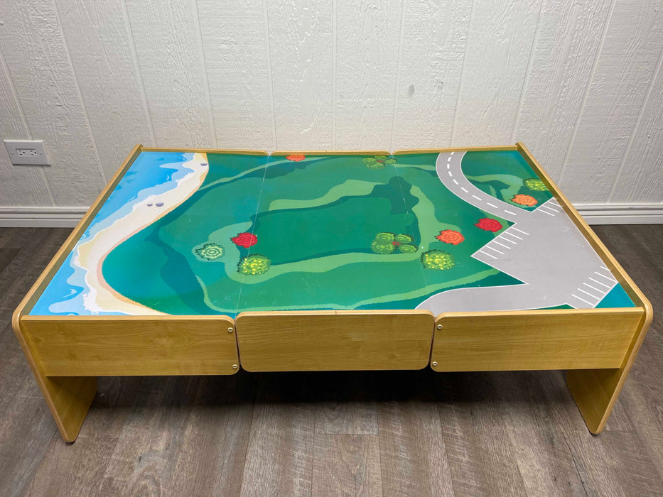 used KidKraft Wooden Train Activity Table