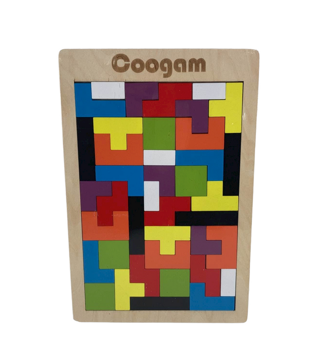 Coogam Wooden Blocks Puzzle