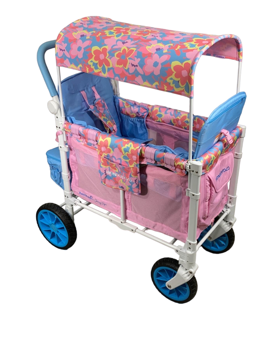 used Wonderfold W2 Luxe Multifunctional Double Stroller Wagon, Baby2Baby x Chrissy Teigen Special Edition, 2023