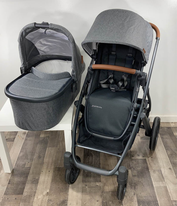 secondhand UPPAbaby VISTA V2 Stroller, 2021, Stella (Grey Brushed Melange)