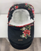 secondhand Cybex PRIAM Lux Carry Cot, Spring Blossom Dark