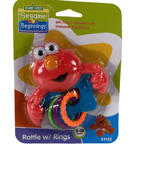 used Sesame Street Elmo Rattle With Rings