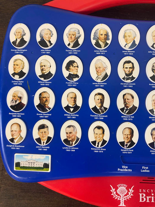 secondhand Encyclopedia Britanica US Presidents Talking Game