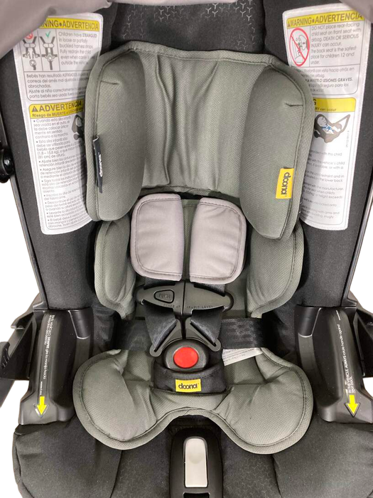 Doona Infant Car Seat & Stroller Combo, 2023, Grey Hound