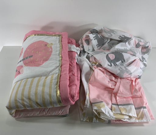 used Bedtime Originals Nursery Bedding Set, Pink