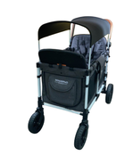 used Wonderfold W4 Multifunctional Quad Stroller Wagon, Volcanic Black, 2021