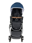 secondhand Mockingbird Single to Double Stroller, 2022, Silver with Penny Leather, Windowpane, Sea