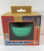 used Avanchy La Petite Silicone Mini Bowl, Green