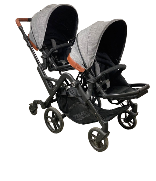 used Contours Curve Double Stroller, 2020, Graphite