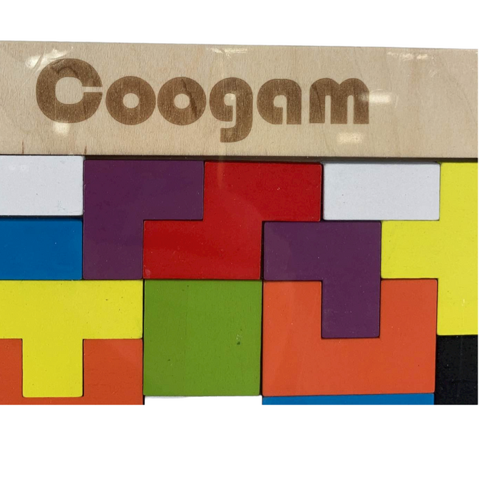 Coogam Wooden Blocks Puzzle