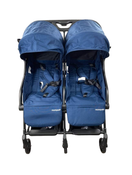 secondhand Mompush Lithe Double Stroller, Navy, 2022