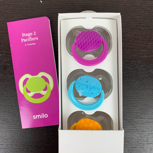 used Smilo Pacifier 3 Pack, Stage 2