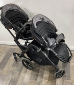 used Contours Curve Double Stroller, 2020, Jet Black