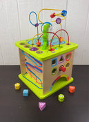 secondhand Hape Country Critters Wooden Activity Cube