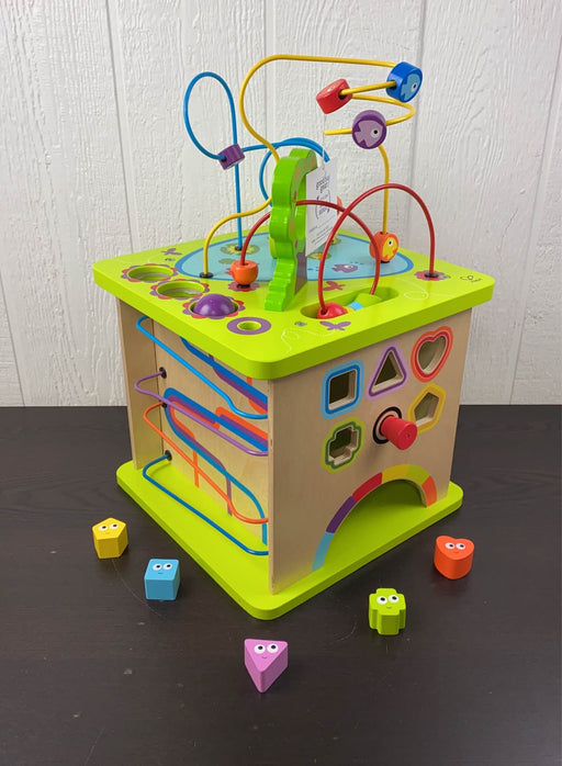 secondhand Hape Country Critters Wooden Activity Cube