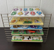 used BUNDLE Melissa & Doug Wooden Puzzles