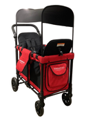 used Wonderfold W2 Original Multifunctional Double Stroller Wagon, 2021, Red