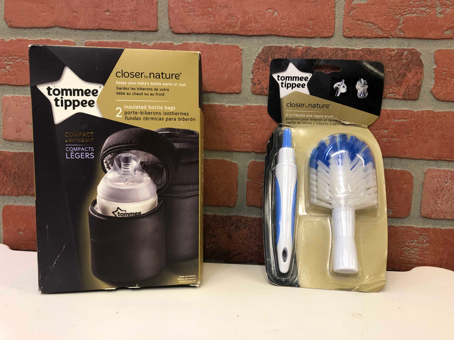 Tommee Tippee Bottle Bag And Bottle Brush Cleaner