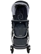 secondhand Mockingbird Single to Double Stroller, 2022, Silver with Black Leather, Windowpane, Black