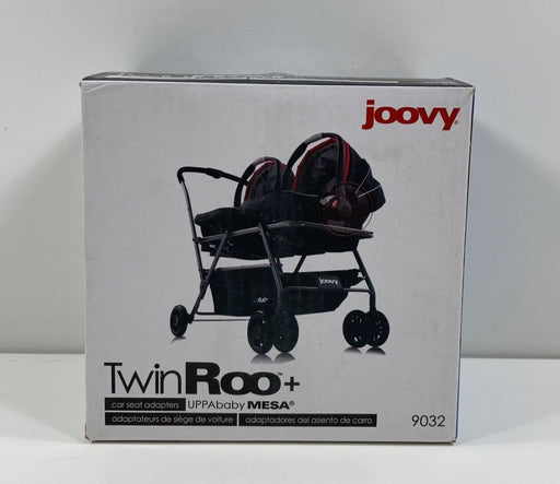 secondhand Joovy Twin Roo + Car Seat Adapter, Uppababy Mesa