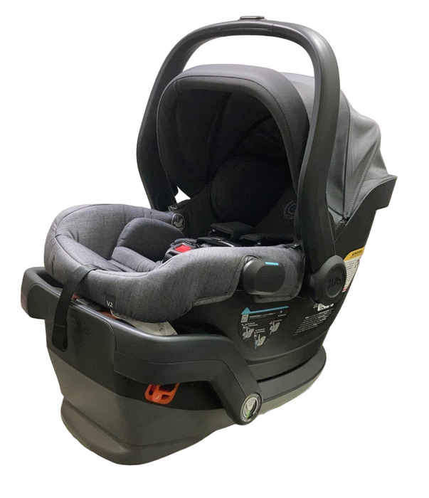 used UPPAbaby MESA V2 Infant Car Seat, 2023, Greyson (Charcoal Melange Merino Wool)