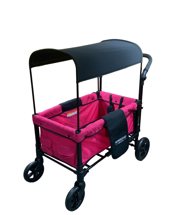 used Wonderfold W1 Original Stroller Wagon, 2021, Fuschia Pink