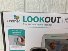 secondhand Summer Infant Lookout 5” Video Monitor