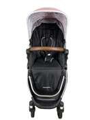 secondhand Mockingbird Single Stroller, 2023, Bloom, Watercolor Drops, Silver With Penny Leather