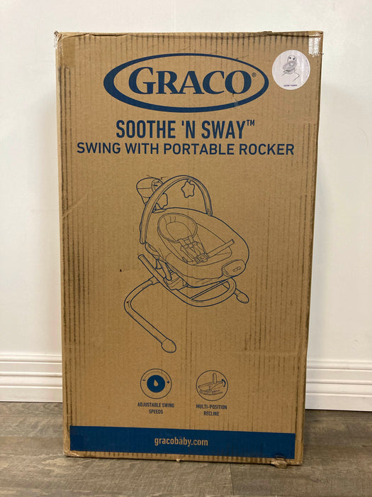 used Graco Sooth ‘n Sway Swing With Portable Rocker, Easton