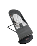 used BabyBjorn Bouncer Balance, Dark Grey/Grey, Black Frame