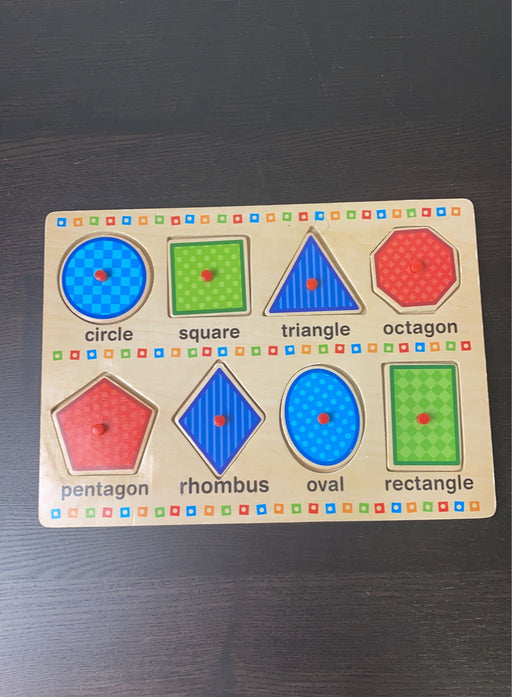 used Circo Wooden Peg Puzzle