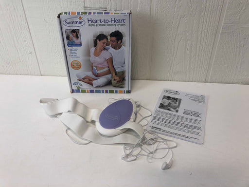 used Summer Infant Heart to Heart Prenatal Listening System