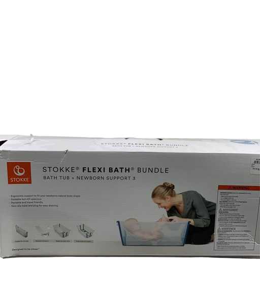 secondhand Stokke Flexi Bath Bundle Pack, White, Regular