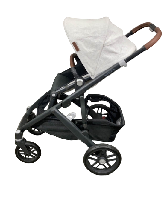 secondhand UPPAbaby VISTA V2 Stroller, 2022, Anthony (White & Grey Chenille)