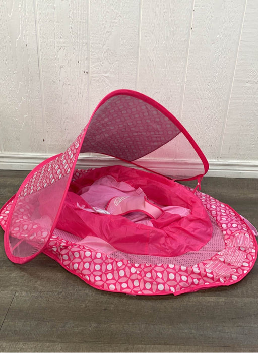 secondhand SwimWays Baby Spring Float with Sun Canopy