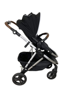 secondhand Mockingbird Single Stroller, 2022, Black, Windowpane, Silver With Penny Leather